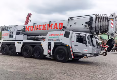 Guindaste Grove GMK5250 250 toneladas em Campinas e SP – MunckMaq